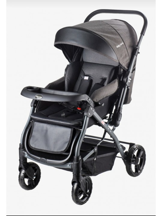 Nurbebe.com.tr | BabyCare | Baby Care Bc 65 - S Capron Çift Yönlü Bebek Arabası Siyah Kasa Siyah Kumaş